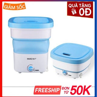 [BẢO HÀNH 1 NĂM] Máy Giặt Mini Gấp Gọn Siêu Tiện Lợi, Tự Động Giặt Sạch Diệt Khuẩn, Vắt Cực Khô