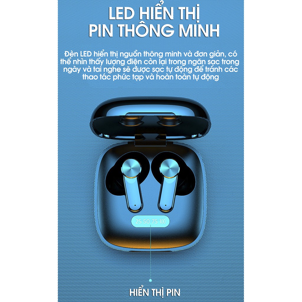 Tai nghe nhét tai bluetooth PKCB31 316 phiên bản quốc tế, âm thanh nổi HIFI, chống nước IPX5 - Hàng chính hãng