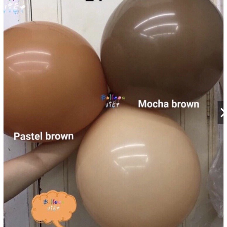 (Ảnh Thật) Bóng tròn màu xanh, nâu tongxuan các cỡ 10&quot; 18&quot;