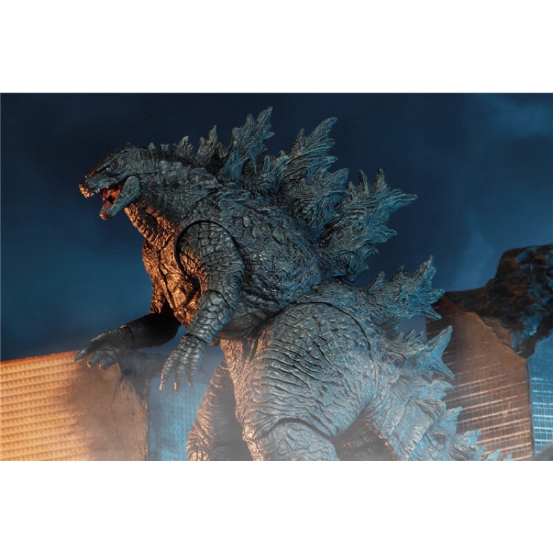 Mô hình NECA Godzilla 2019 SHM Ultraman màu xám có khớp cử động - figure Quái Vật King of the Monsters