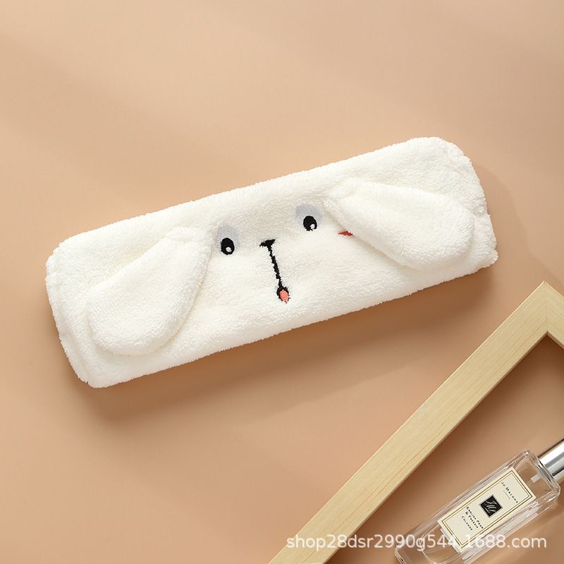 Nơ giữ tóc, bờm giữ tóc tai thỏ bằng bông