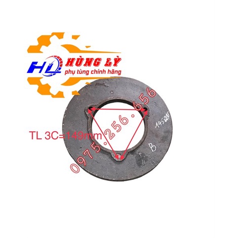 Puly 145*300mm 1 rãnh B Tăng tốc máy nổ 15 phụ tùng máy nổ phụ tùng máy nông nghiệp phụ tùng Hùng Lỳ