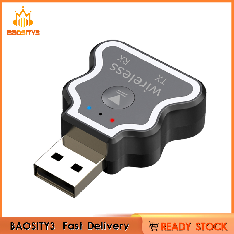 [baosity3]M10 USB Bluetooth 5.0 Transmitter and Receiver Hands-Free Car Kit For TV Car