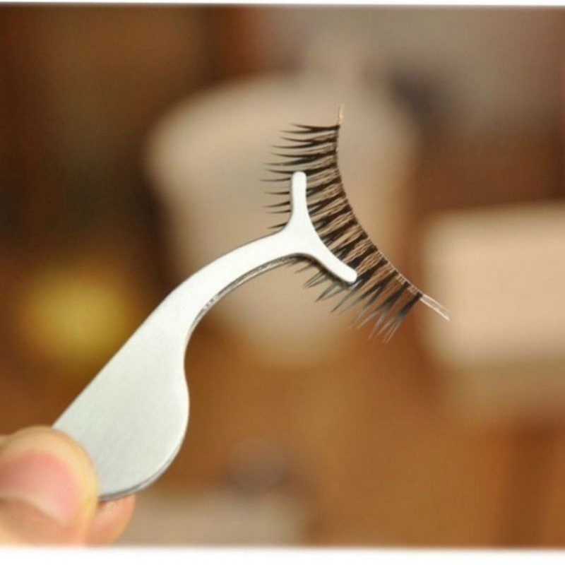 Nhíp gắn kẹp mi giả thép không gỉ