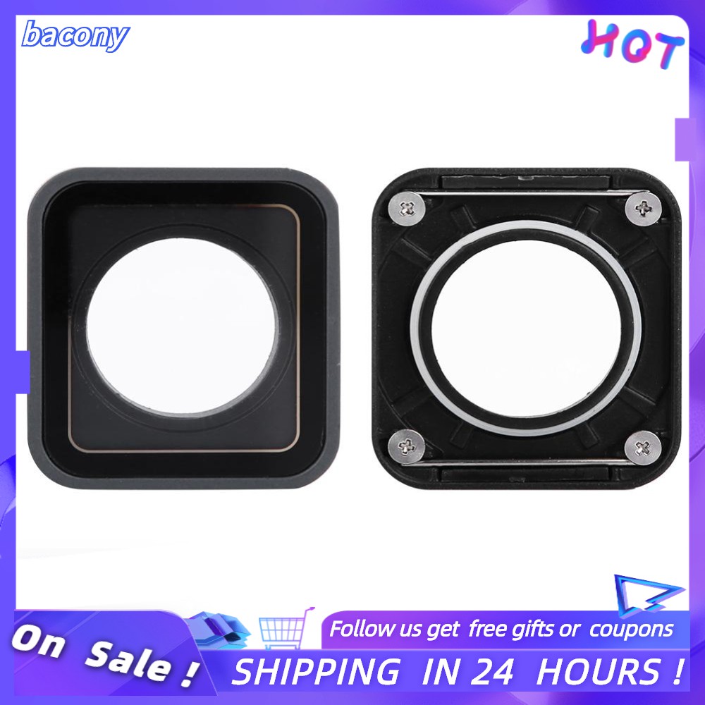 Bacony Replacement Lens Cover for Gopro Hero 5 Hero 6 Hero 7 Black Camera Accessory