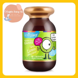 Kẹo dẻo hỗ trợ bổ mắt thị lực Spring Leaf Gummies Lutein Úc cho bé- Lọ 80 viên