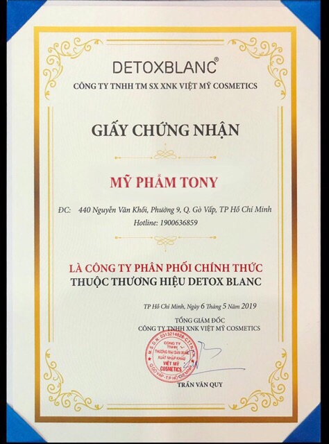 Ủ trắng detox blanc