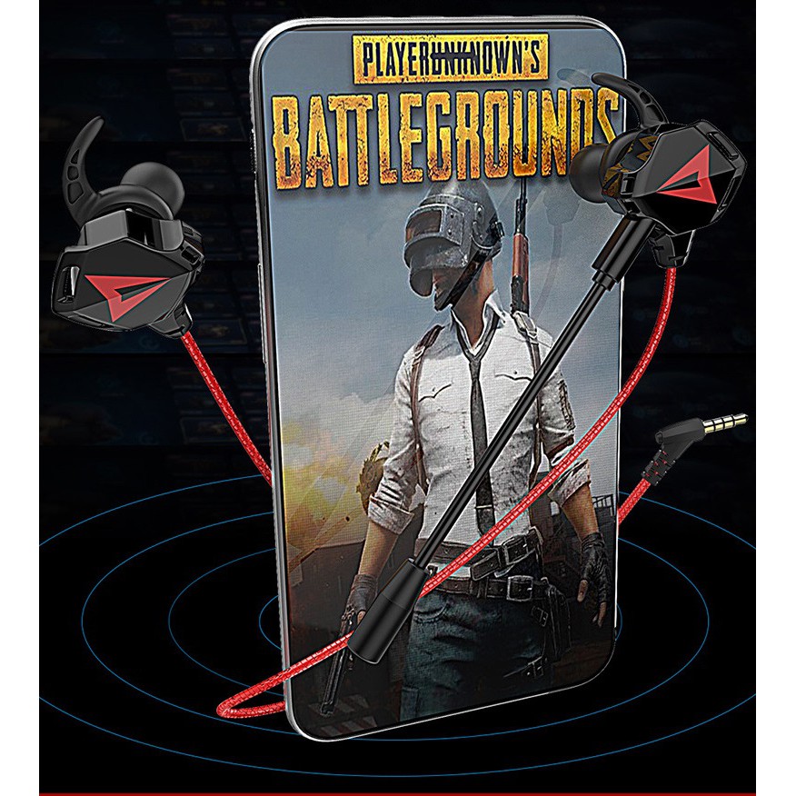 Tai nghe chơi GAME PUBG💝Freeship💝Tai nghe chuyên game nhét tai có micro tháo rời cho âm thanh cực nhạy