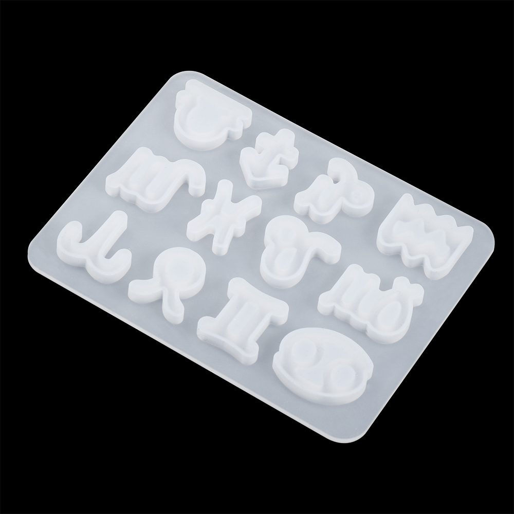 Khuôn Nhựa Làm Mặt Dây Chuyền Thủ Công DIY|Khuôn Silicone Làm Mặt Trang Sức 12 Cung Hoàng Đạo