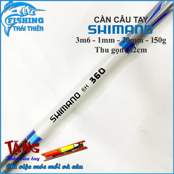 Cần câu tay Shimano Carbon 6h