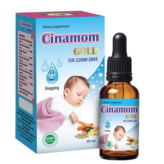 Cinamom Gold – Hỗ trợ giảm nôn trớ do khó tiêu cho trẻ nhỏ