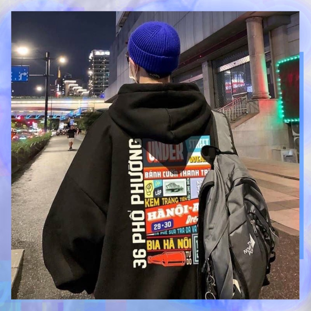 Áo Nỉ Hoodie Under Form Thụng Tay Bồng Phong Cách Thời Trang Hàn Quốc