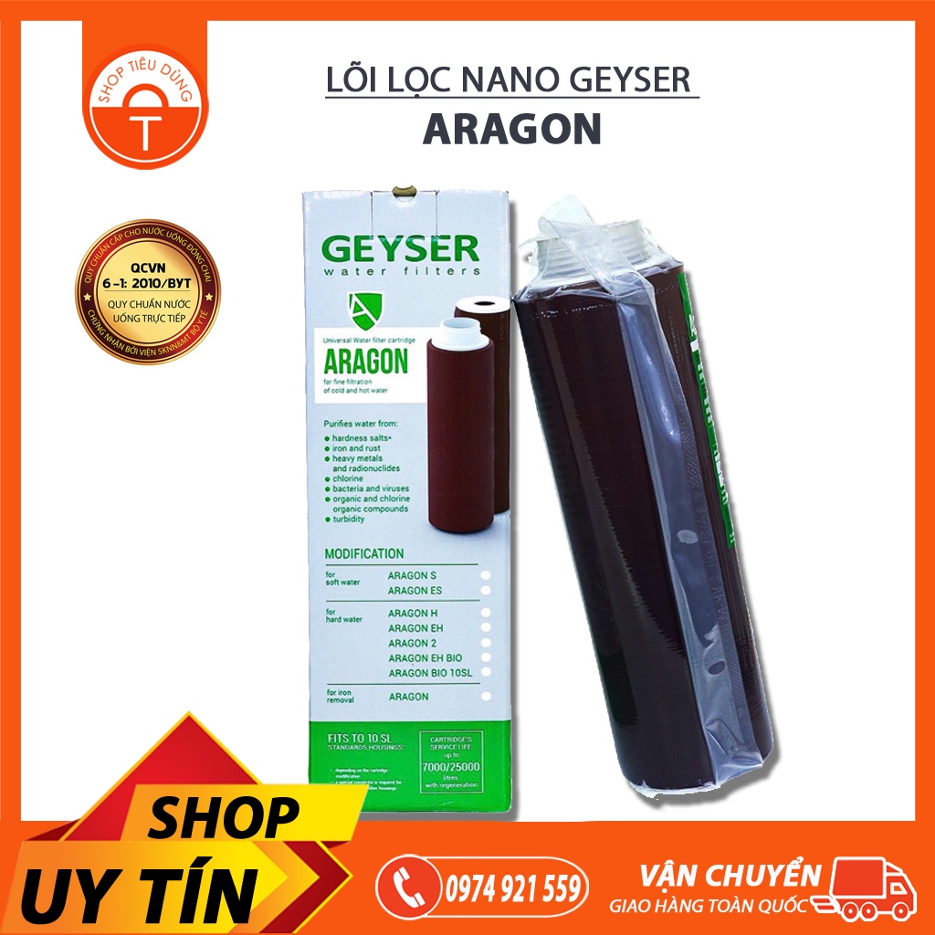 ⚡Lõi Chính Aragon Lõi Số 3 Geyser Nano