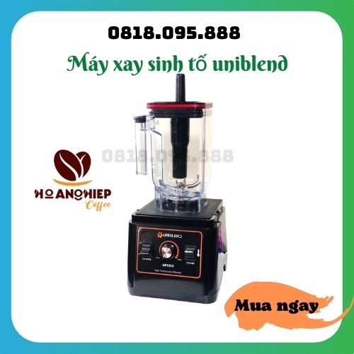 Máy xay sinh tố công nghiệp UniBlend cối chịu lực BPA với bộ dao 6 lưỡi thép cực khỏe Công suất 1680W