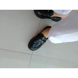 [ORDER] Giày ulzzang da bóng tua rua (ảnh thật ở cuối)