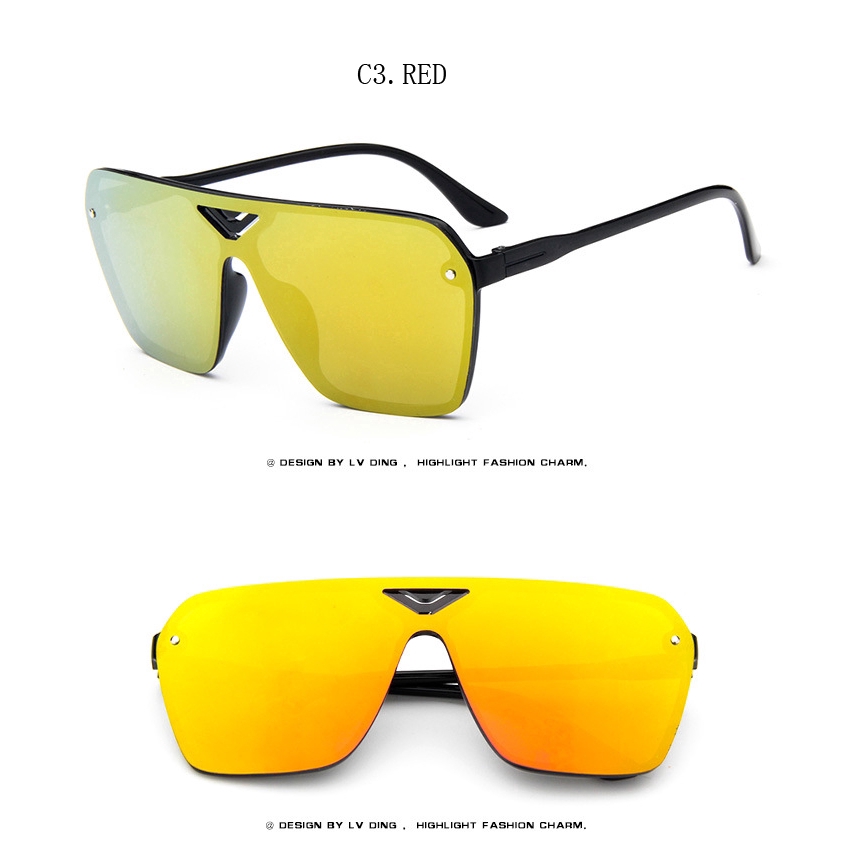 Kính mát tráng gương kiểu dáng thời trang cho nam nữ SAMJUNE