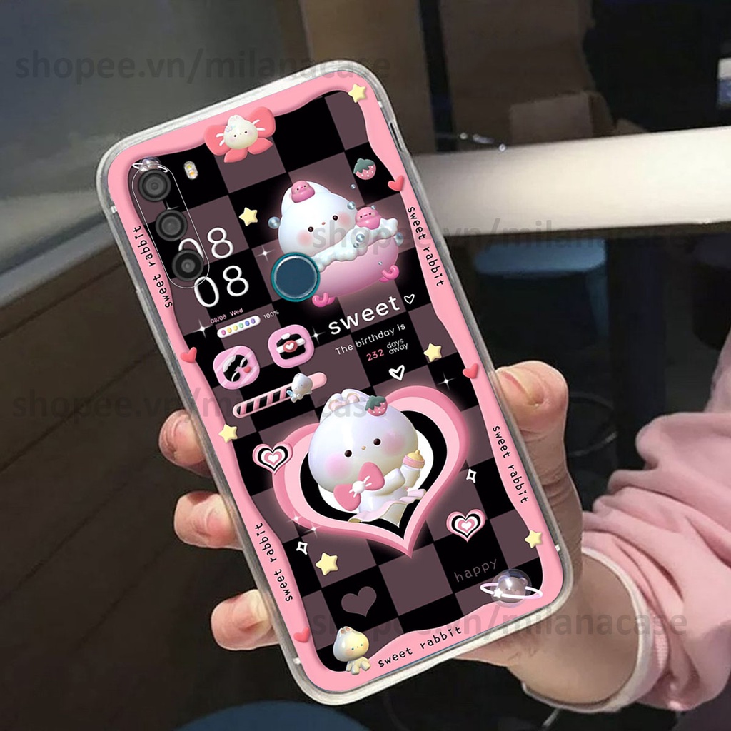 Ốp Vsmart Active 3 hình đồng hồ icon gấu mèo cute cực dễ thương ngộ nghĩnh
