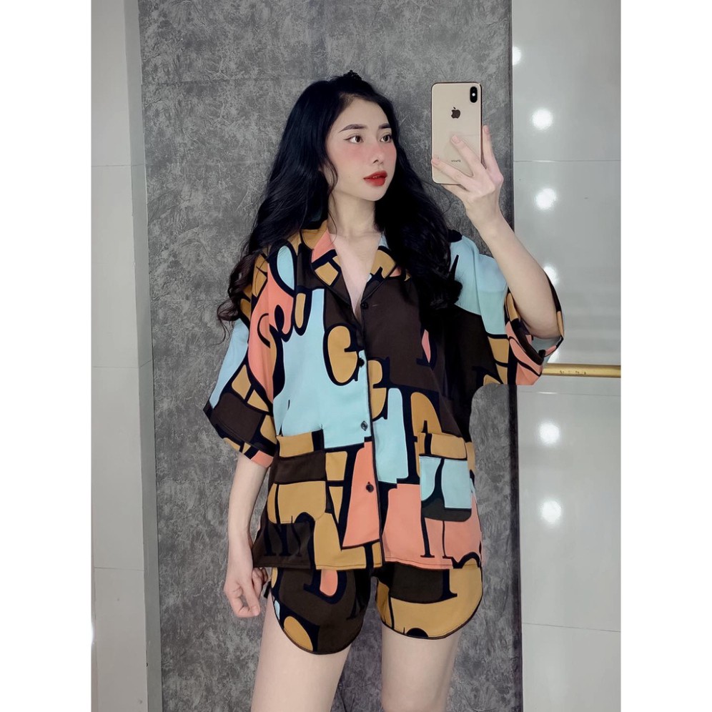 Bộ Pijama Nữ LẬP THỂ Đùi - Pyjama Lụa Mango Cánh Dơi  *MA-Đ-LT  #Đồ Ngủ | Đồ Bộ Nữ | Váy Ngủ | Pizama .,. | BigBuy360 - bigbuy360.vn