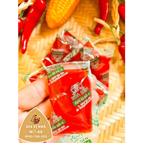 Tương cà gói hiệu Hoa Sen- gói 15gr/100gói/1lóc