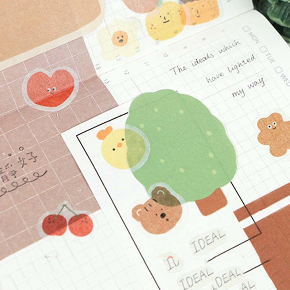 Nhãn Dán Trang Trí Nhật Ký Dễ Thương DIY