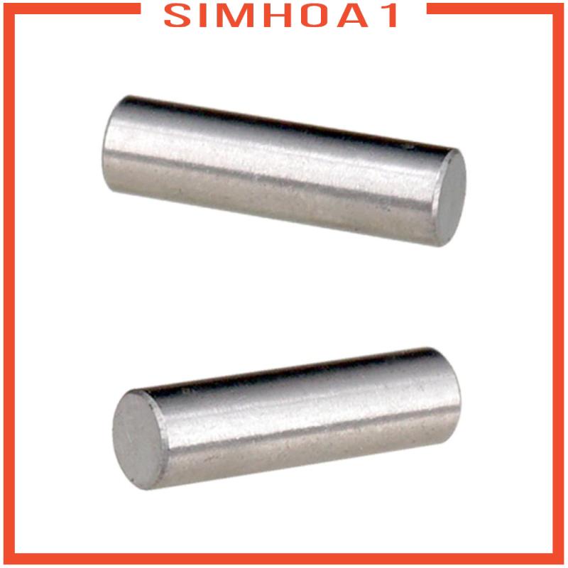 Set 1 Thanh Pickup Đàn Guitar Điện Hình Trụ Từ Tính Màu Bạc 18mm