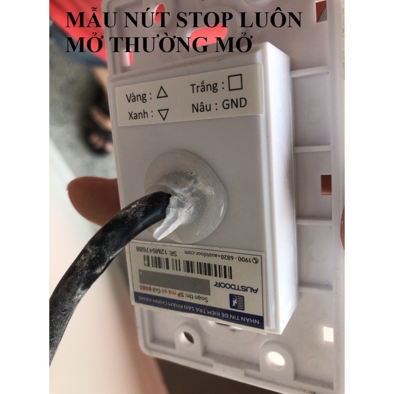 Công Tắc Cửa Cuốn WiFi + Bluetooth  Điều Khiển Qua Điện Thoại Ap Tuya(Tự dừng khi gặp vật cản,dùng chung remote cửa cuốn