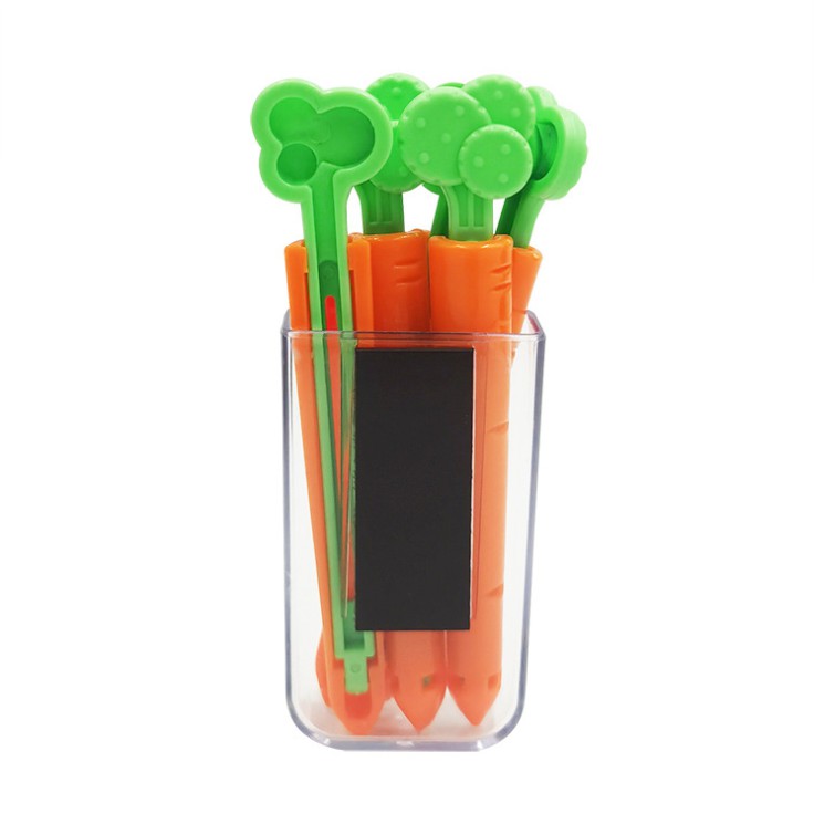 Set 5 miếng kẹp túi thực phẩm hình cà rốt (SP081498)