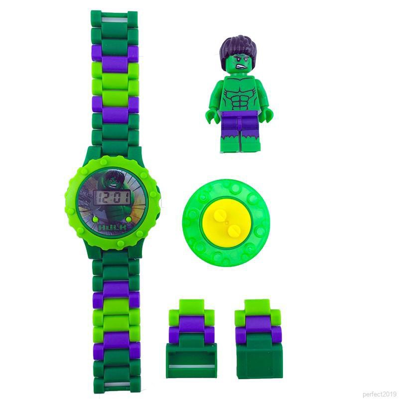 Đồng hồ đeo tay hoạt hình xinh xắn dành cho bé lego minecraft