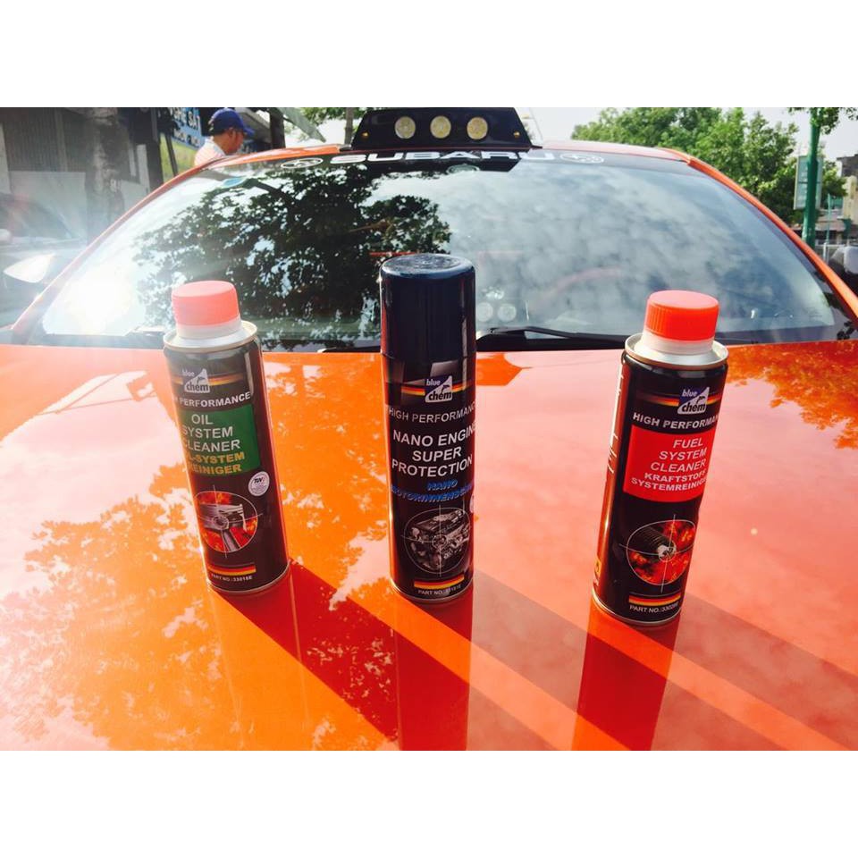 Bộ 3 bảo dưỡng ô tô xăng , PKL Bluechem 250ml vệ sinh buồn đốt ,động cơ, kim phun xăng