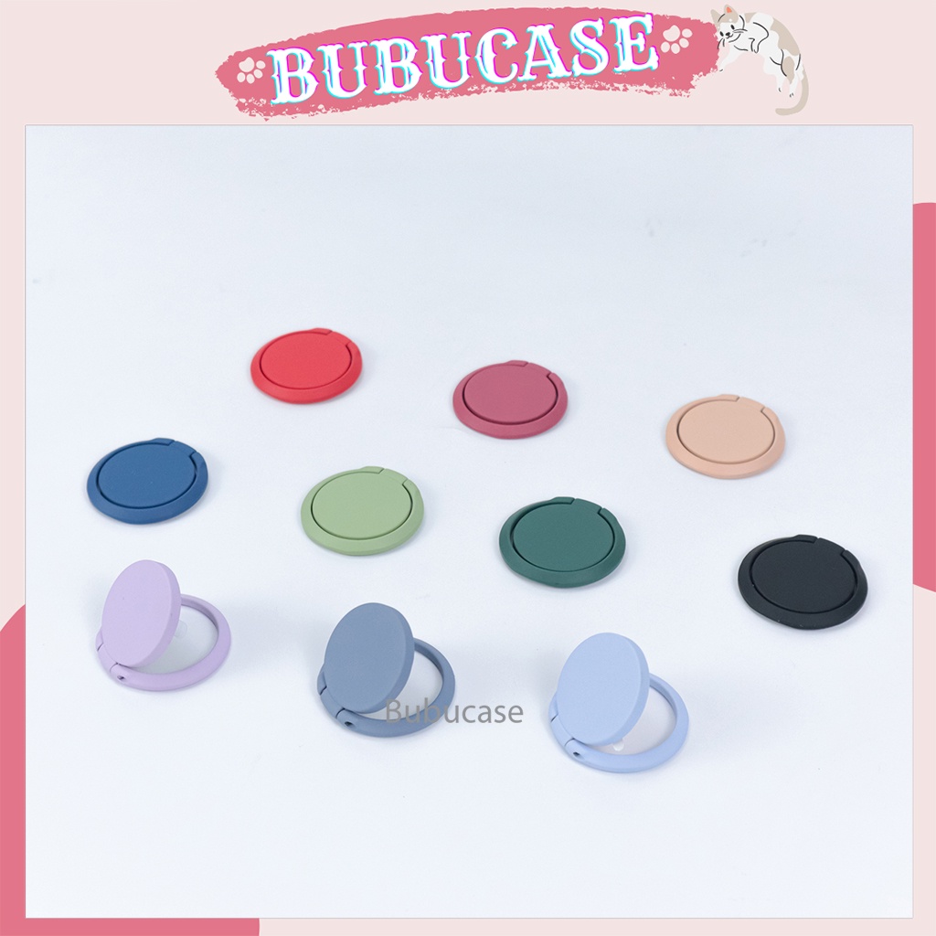 Pop Socket/ Ring Holder/ Giá Đỡ Dán Mặt Lưng Điện Thoại Chất Liệu Kim Loại Cao Cấp Nhiều Màu - Chống Rơi Điện Thoại