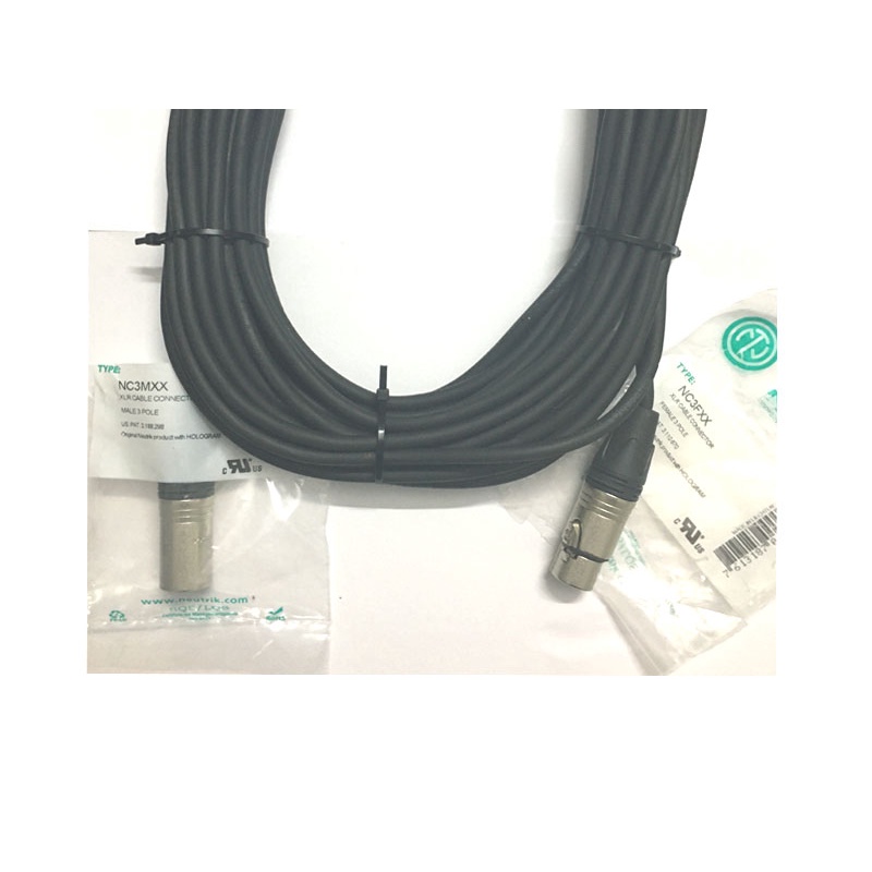 Dây micro ( Italy CVS LK02N6E ) - Giắc canon Neutrik đực NC3MXX - cái NC3FXX sản xuất Châu âu ( 1 sợ