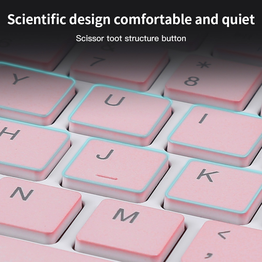 Bàn Phím Bluetooth Không Dây Chuột - Bàn Phím Chuột Dành Cho Windows/MAC/Android/IOS/Phone/iPad/Laptop -10inch Wireless