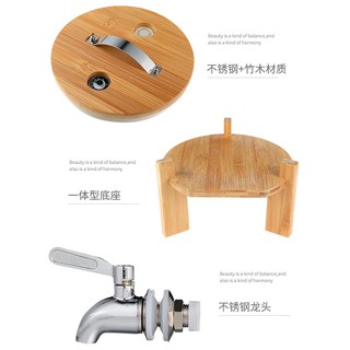 (hàng có sẵn )Bình đựng nước thuỷ tinh có vòi rót