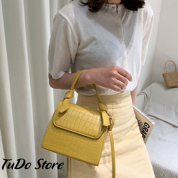 Túi xách nữ đeo chéo đường vân thời thượng sang trọng - T03
