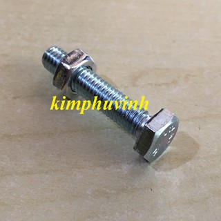 50 BỘ - M6x30mm BULONG LỤC GIÁC - BULON 6LI