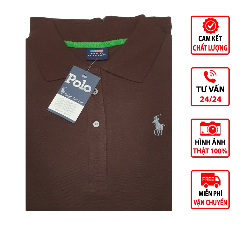 Áo thun Polo NAM cao cấp vải Cotton co giãn 4 chiều thắm hút mồ hôi tốt 24 - Màu 4/4