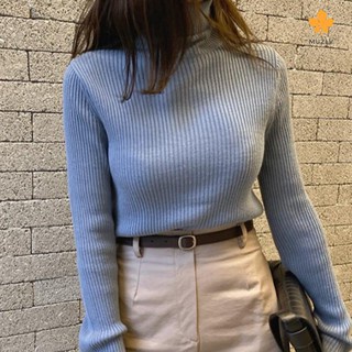 Áo len CỔ LỌ cao 15 phân DÀI TAY KIỂU ÔM BODY