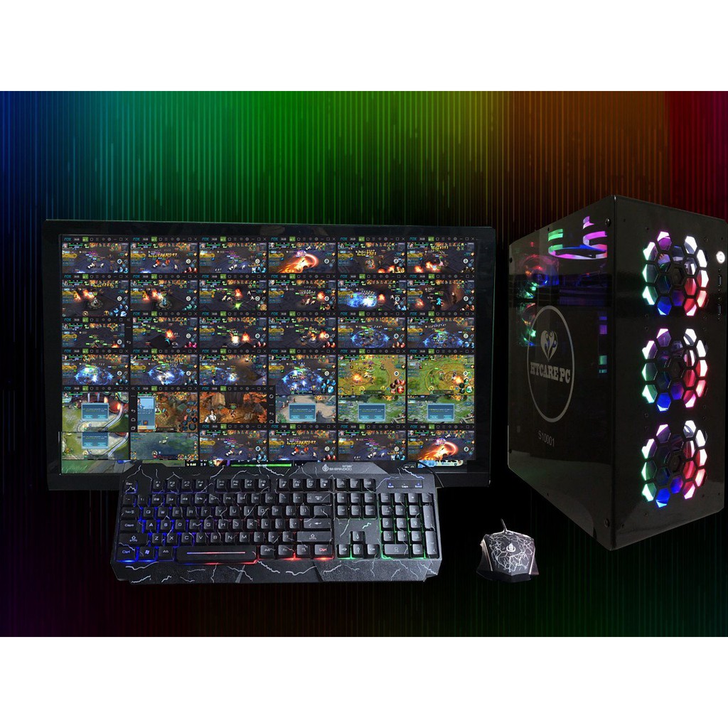 PC GIÁ RẺ 16X32 LUỒNG E5-2670 VGA GTX950 2G MỚI FULL BOX 15-25 GIẢ LẬP GAME RENDER ĐỒ HỌA