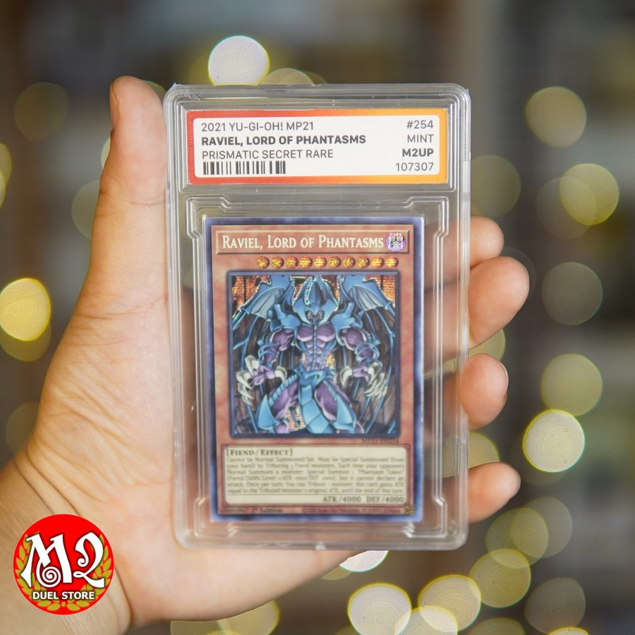 Lá thẻ bài Yugioh MP21-EN254 Raviel, Lord of Phantasms - Prismatic Secret Rare - Bảo quản theo tiêu chuẩn M2UP
