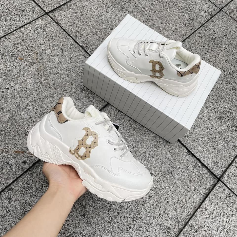 (SIÊU PHẨM-HÀNG SẴN) GIÀY THỂ THAO SNEAKER M L B CHỮ B NÂU HOLO MẪU MỚI ẢNH THẬT 1:1 SC +FREESHIP