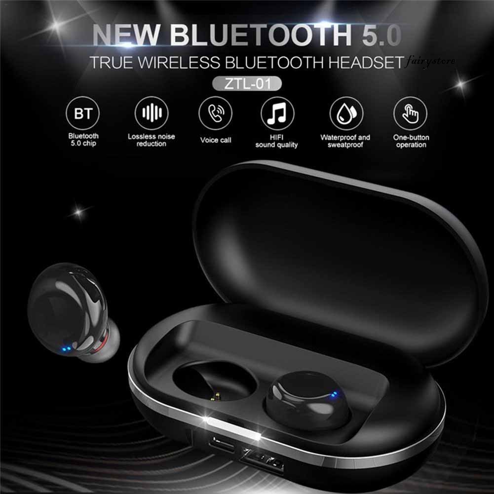 Tai Nghe Bluetooth 5.0 Fs + Tws Kèm Hộp Sạc