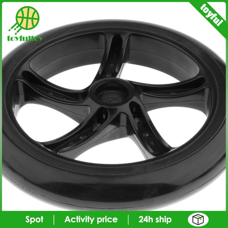 Set 2 Bánh Xe Scooter Thể Thao Chuyên Nghiệp 180mm Màu Đen