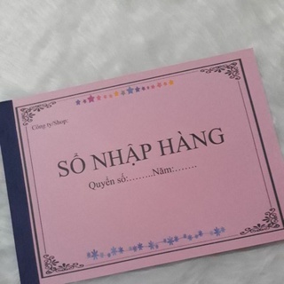 [MUA 5 TẶNG 1] SỔ NHẬP HÀNG