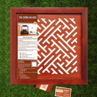 Tấm chắn ám khói bàn thờ 41x41cm  [Mẫu Chữ Vạn]
