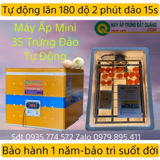 Máy ấp trứng mini 35 trứng-tự đông điều chỉnh nhiệt độ , tự động đảo lăn 108 độ