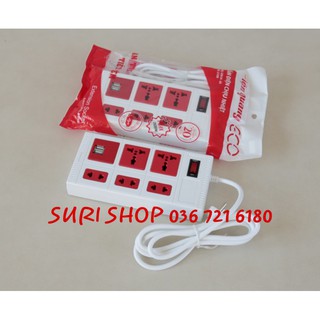 Ổ Cắm Điện Quang 5 lỗ, 2 cổng USB 2.0A (ECO ĐQ ESK 5ECO 2A) đa năng, thông minh. Có hình ảnh thực tế bên trong ổ cắm