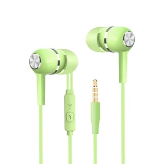 Portable wired sports headset with microphone