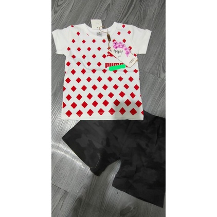 Bộ tay ngắn quần đùi thun cotton 4 chiều cho bé trai (size nhí)