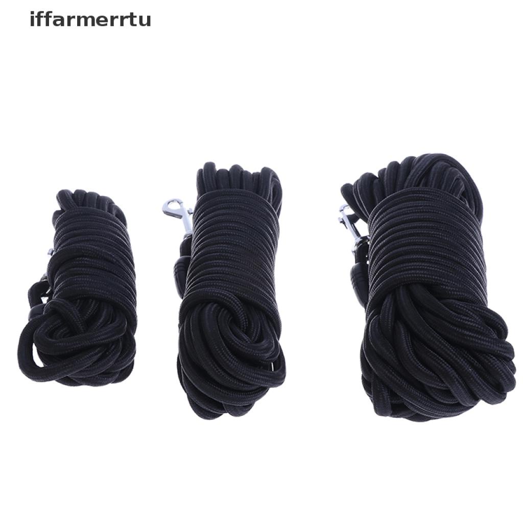Dây Dắt Thú Cưng Đi Dạo Bằng Nylon Màu Đen Kích Thước Vừa / Lớn 5M / 10M / 15M