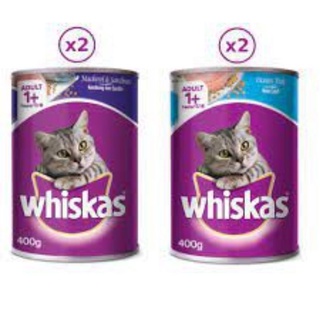 [Mã 1911FMCGSALE giảm 8% đơn 500K] Pate mèo whiskas dành cho mèo trưởng thành 400g thumbnail